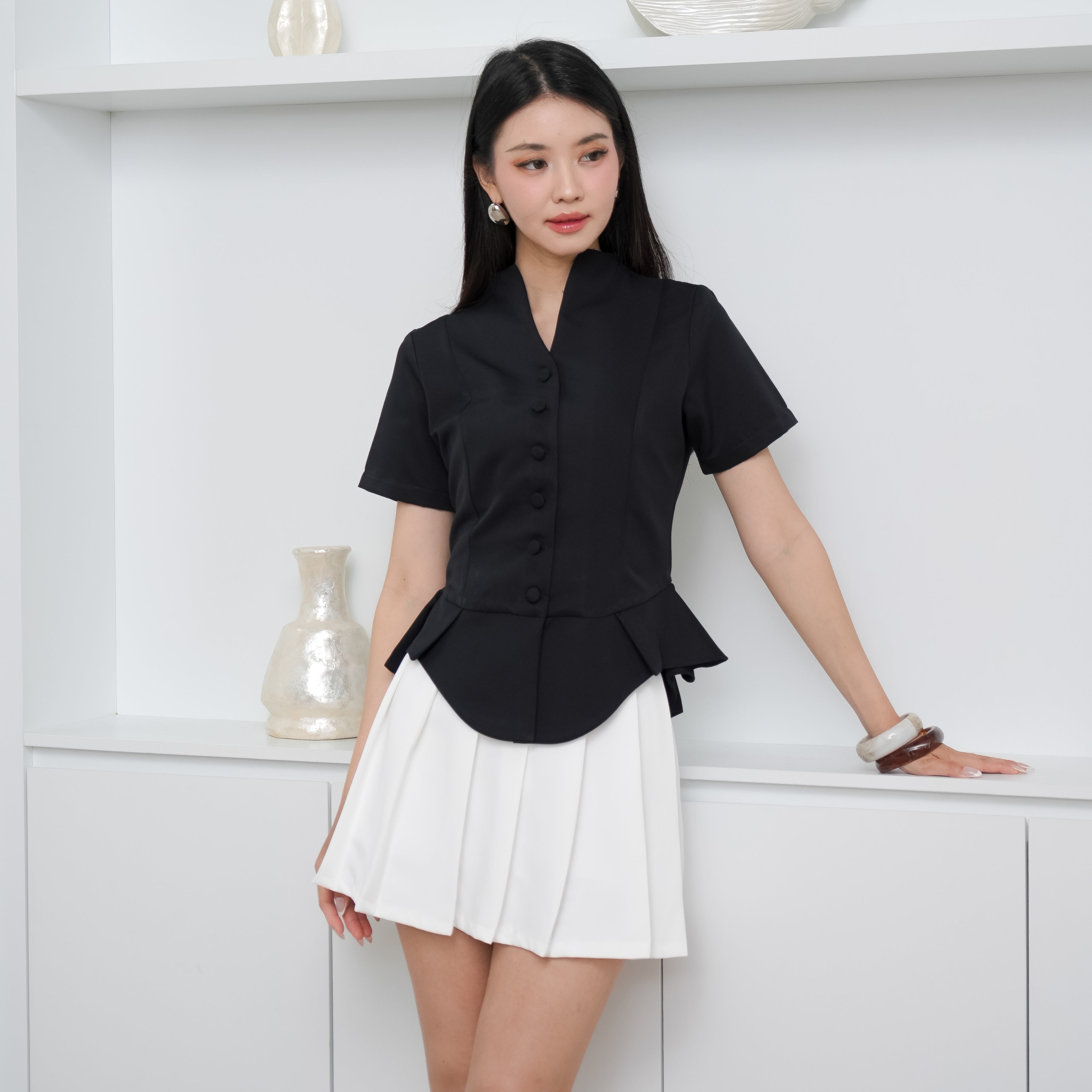 Aurielle Dom Blouse
