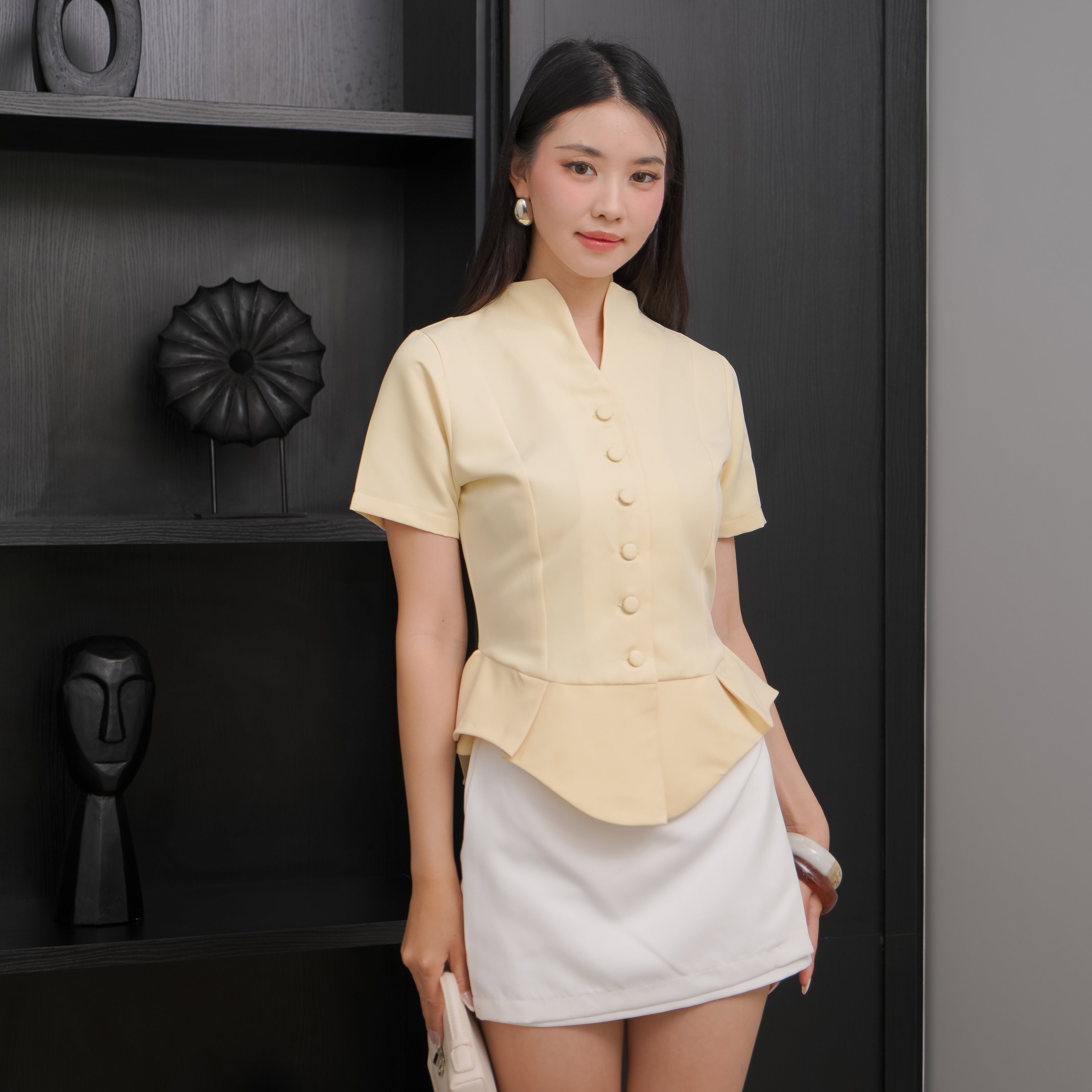 Aurielle Dom Blouse