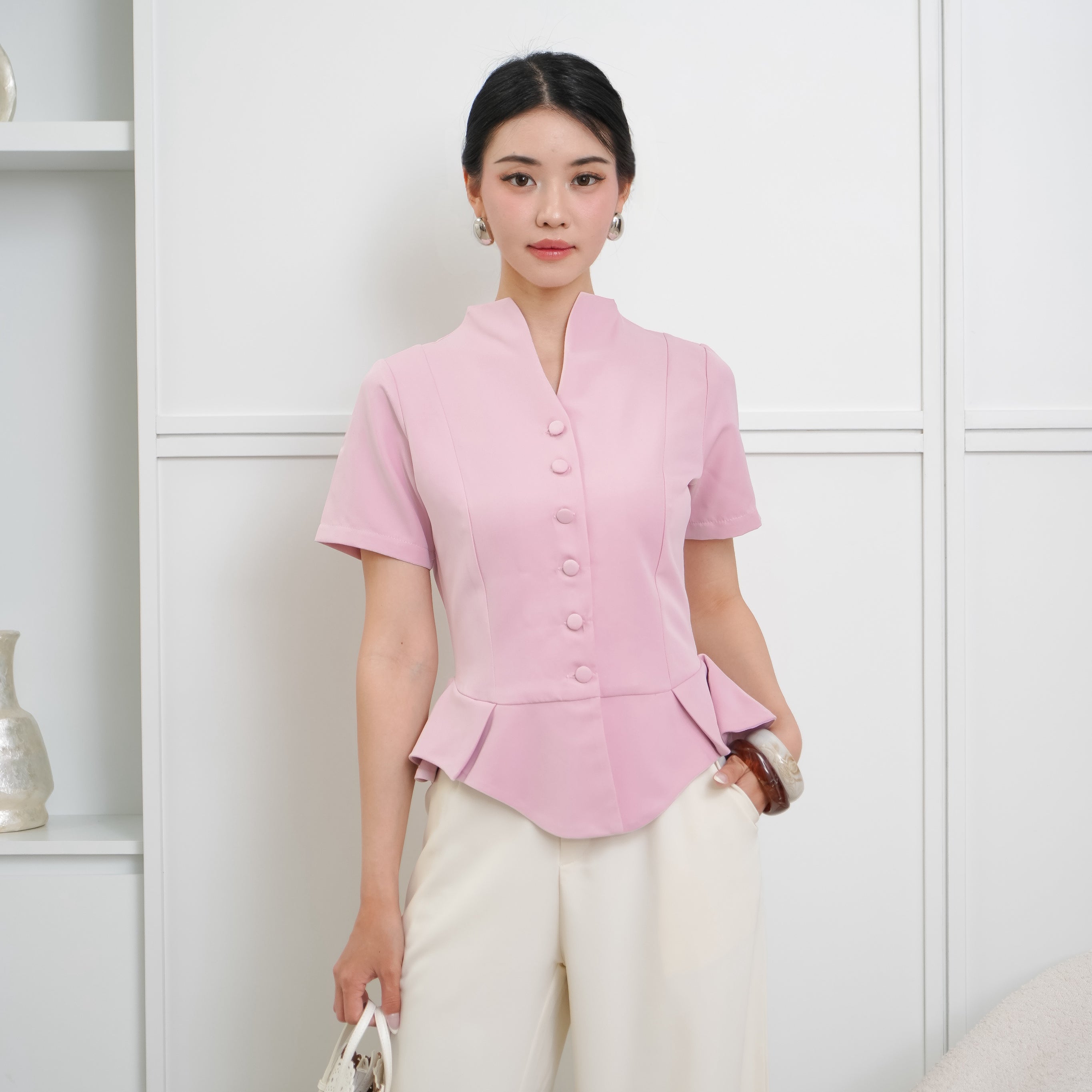 Aurielle Dom Blouse