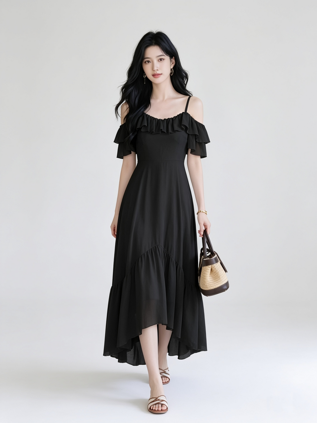 Aurielle Millen Ruffle Dress