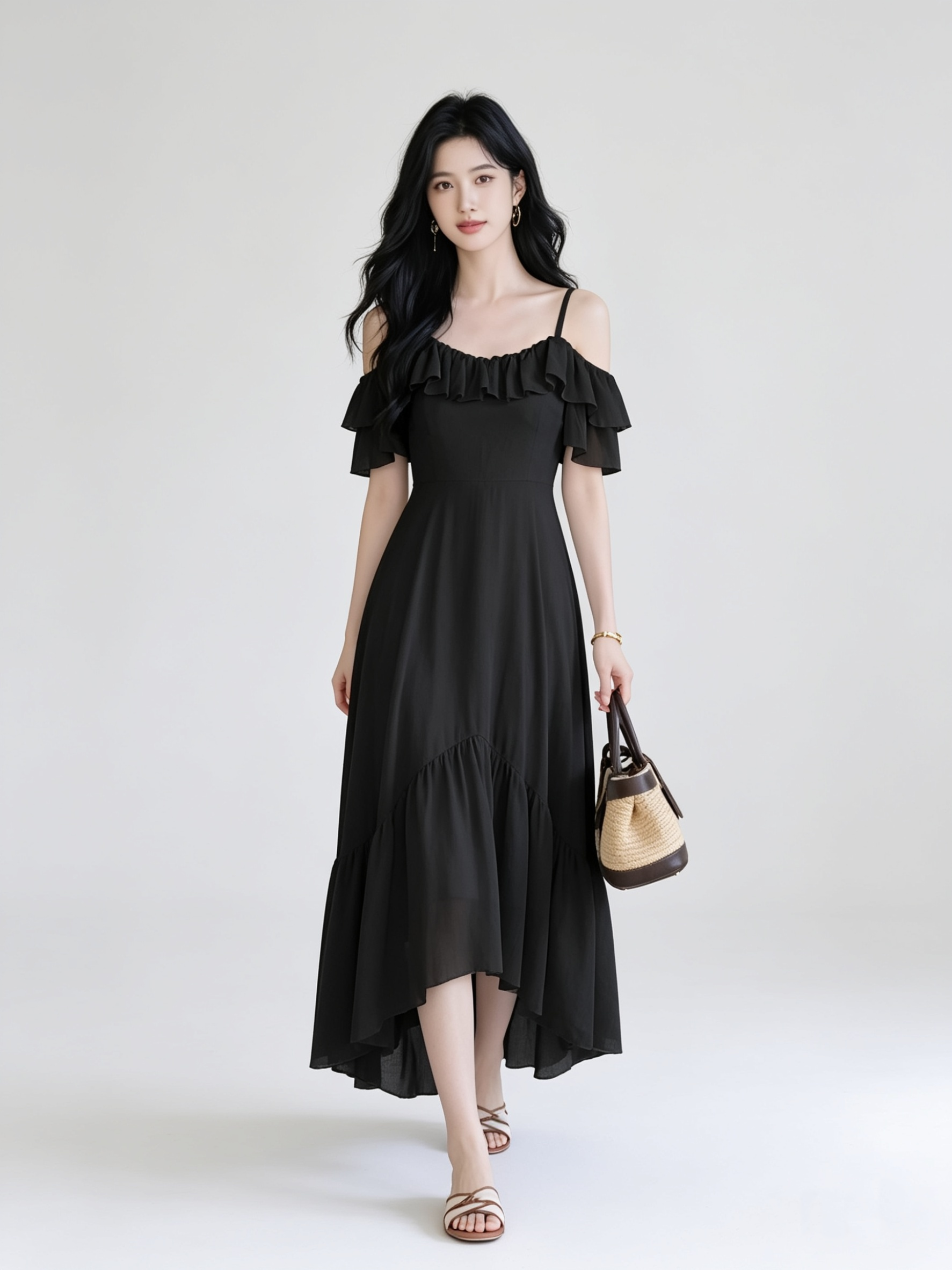 Aurielle Millen Ruffle Dress