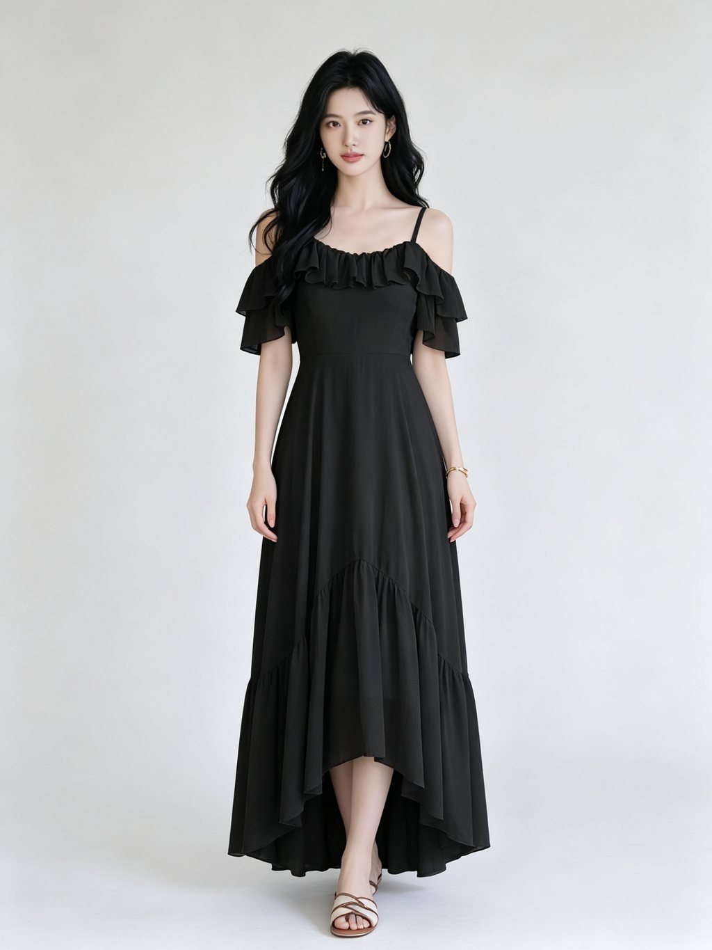 Aurielle Millen Ruffle Dress
