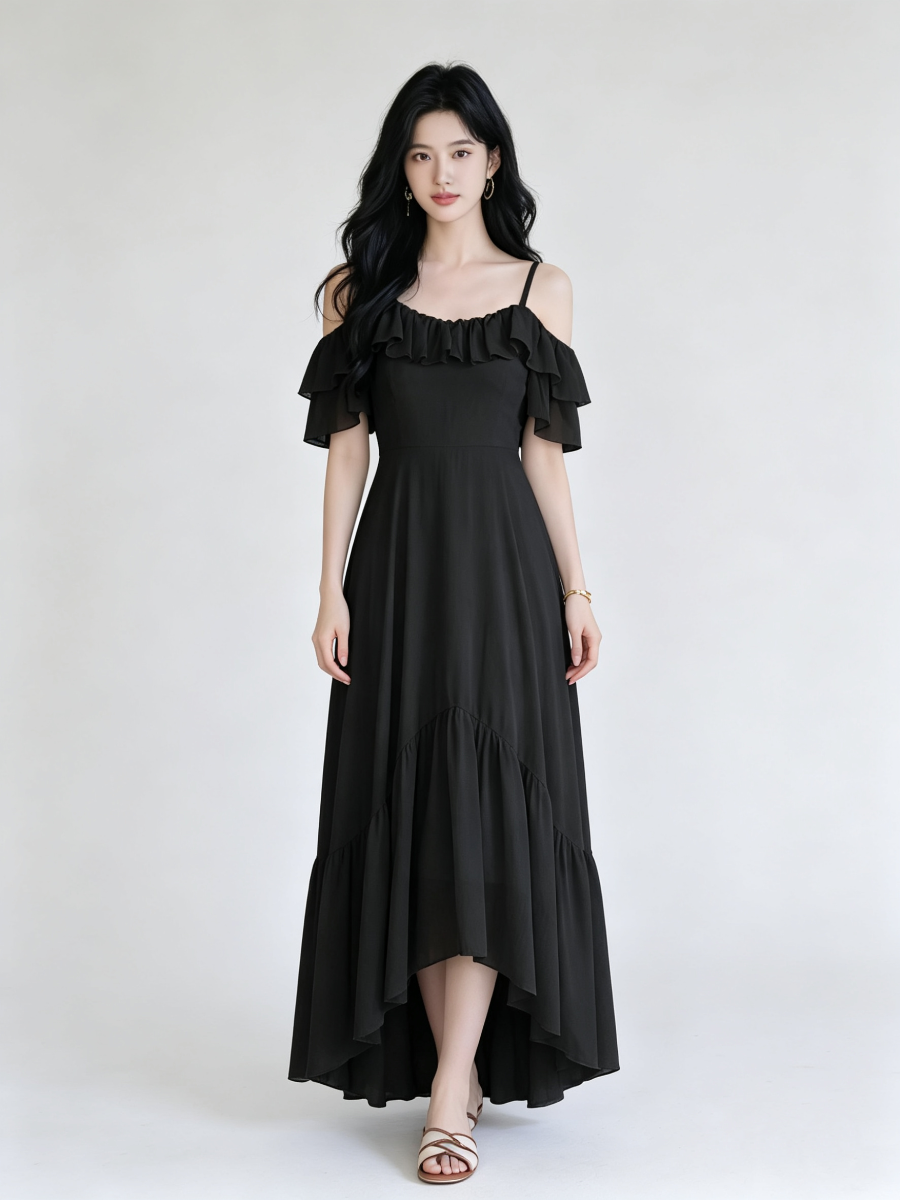 Aurielle Millen Ruffle Dress