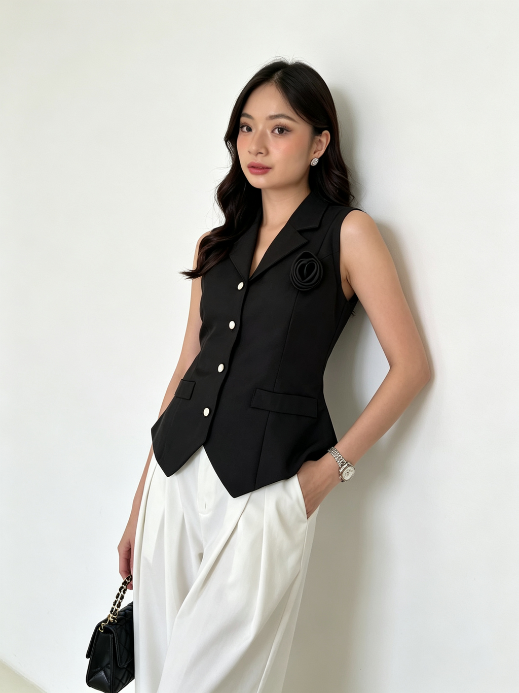 Aurielle Vienna Peplum Vest