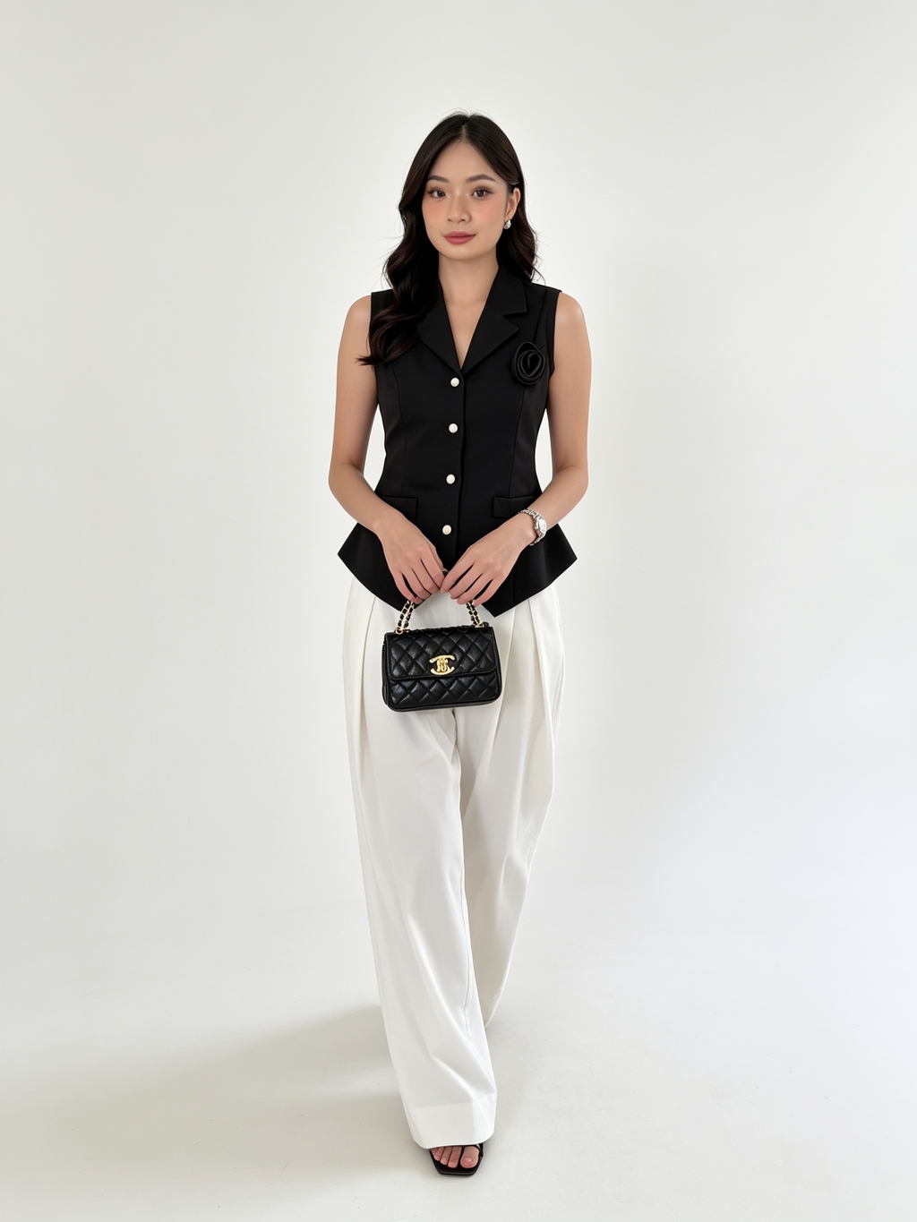 Aurielle Vienna Peplum Vest