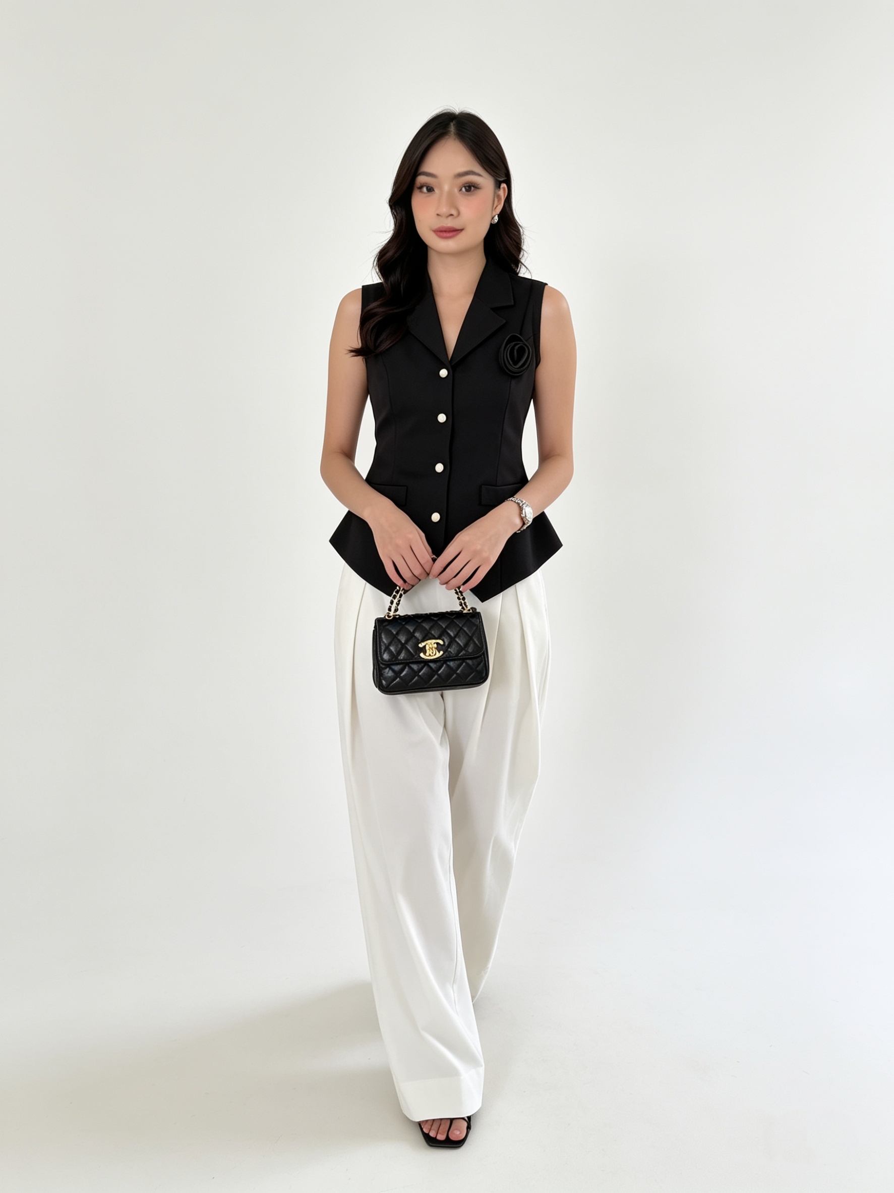 Aurielle Vienna Peplum Vest