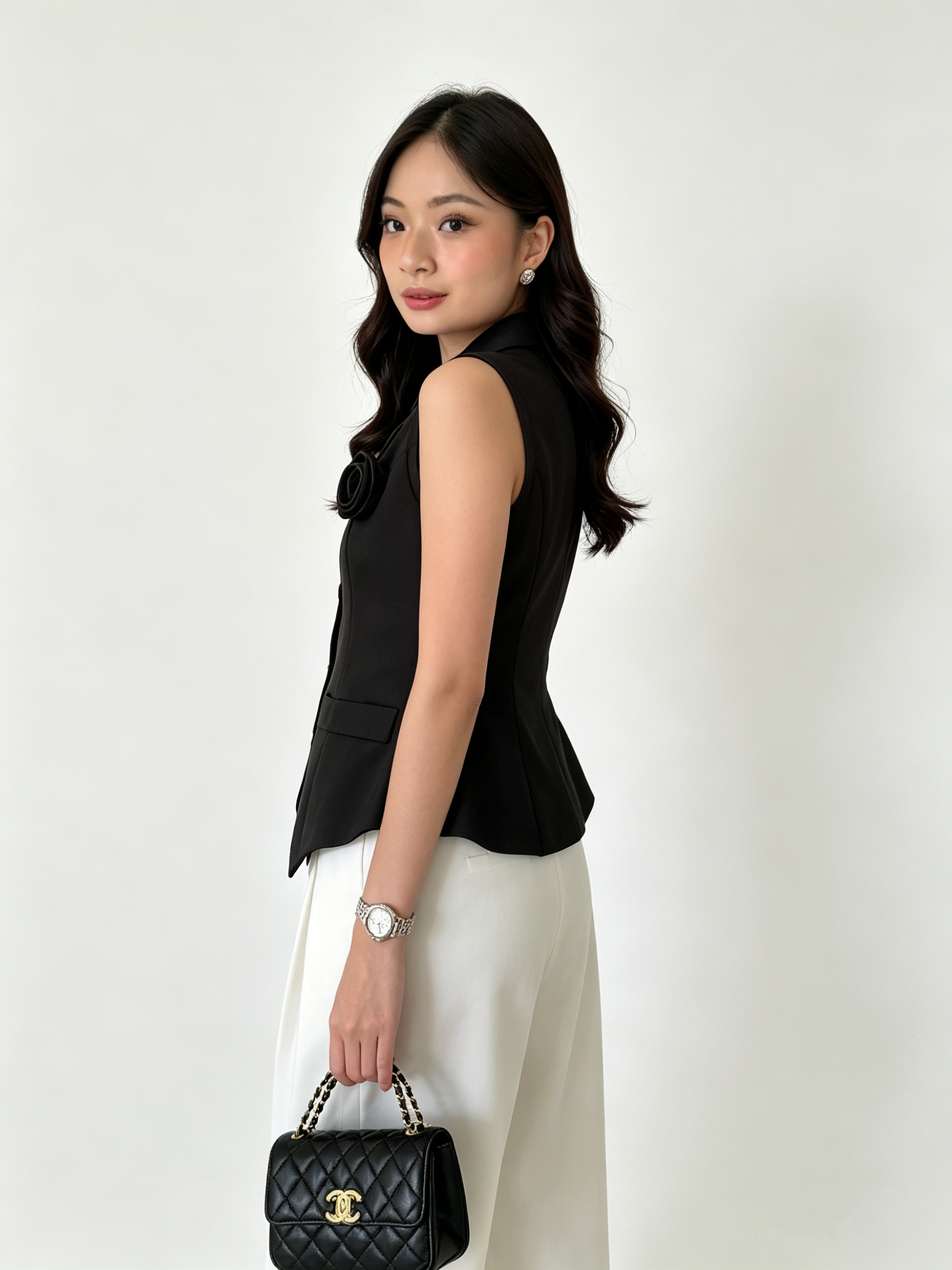 Aurielle Vienna Peplum Vest