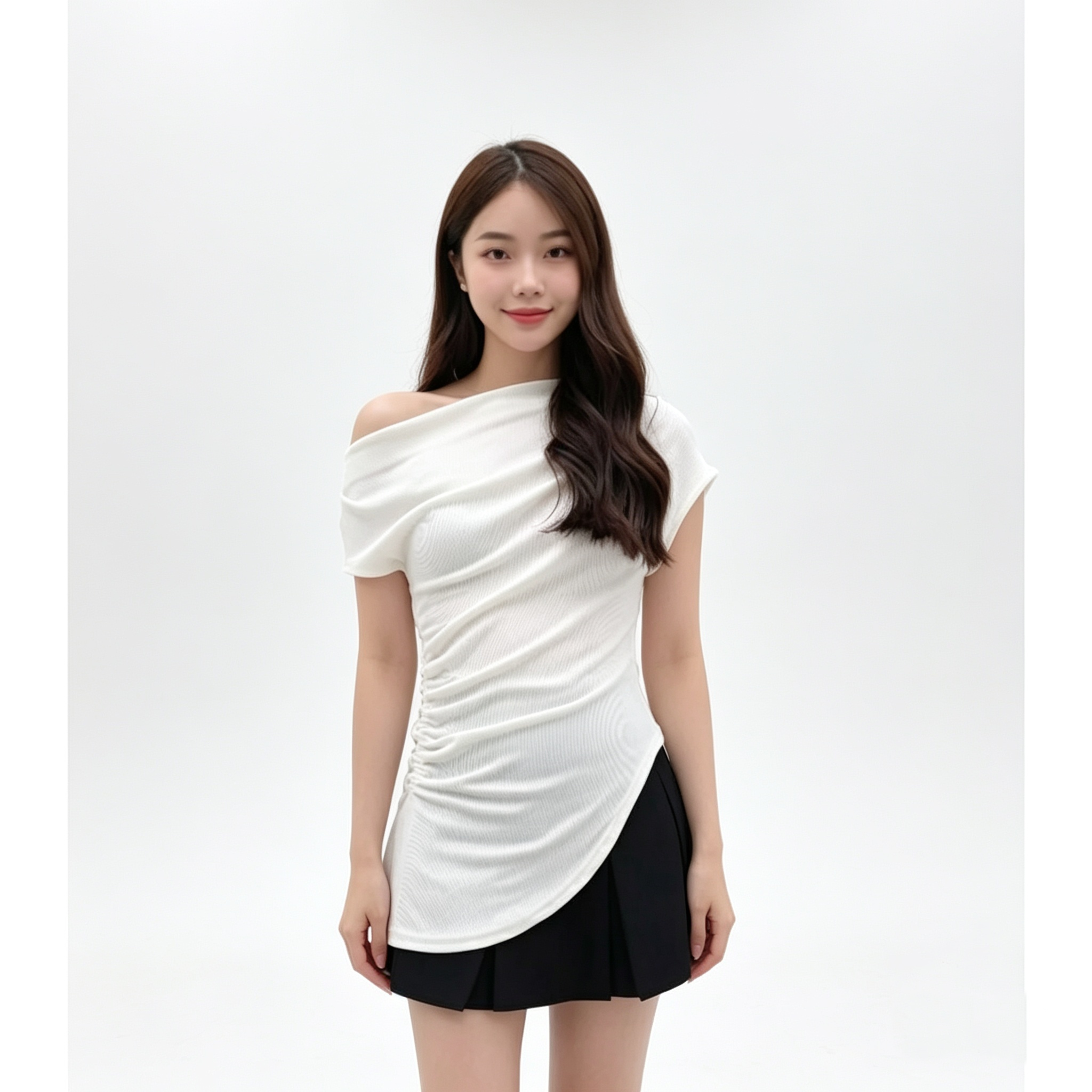 Aurielle Minzy One Shoulder Top