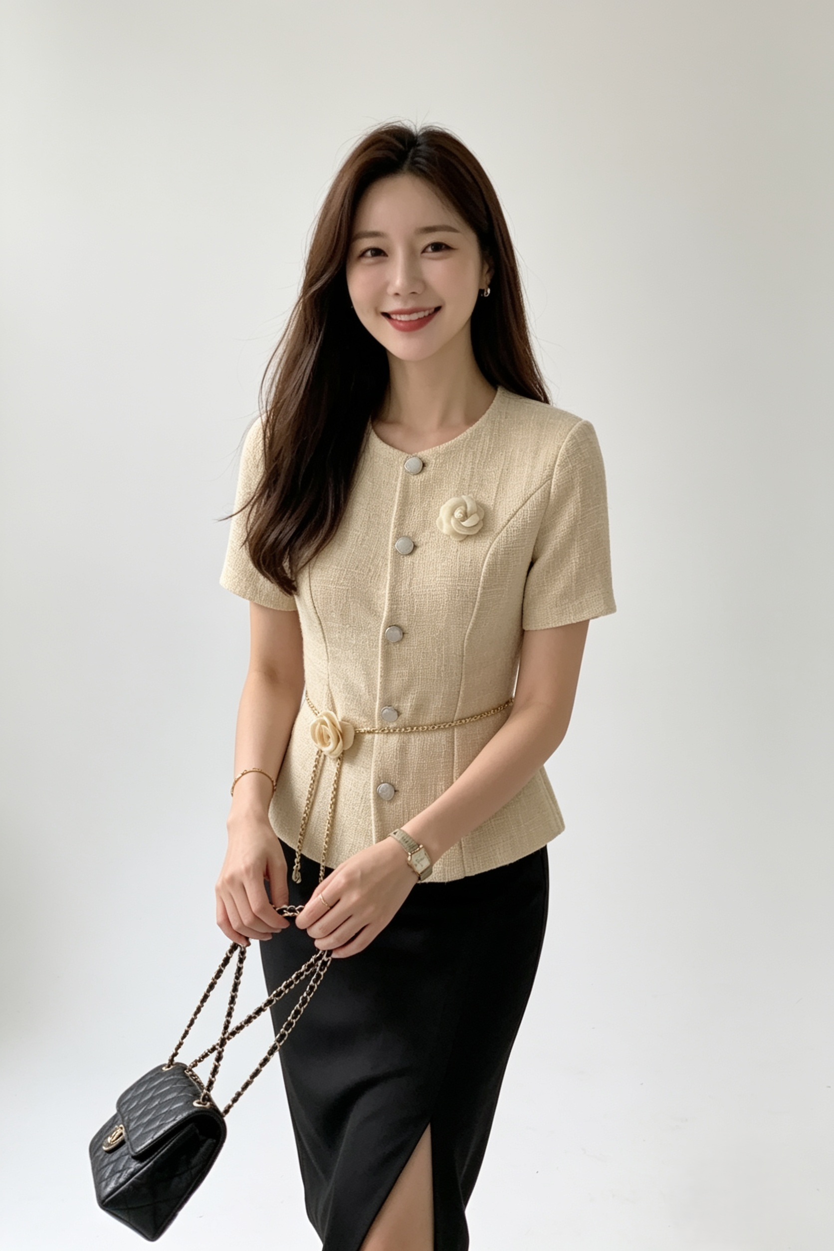 Aurielle Beth Tweed Blazer