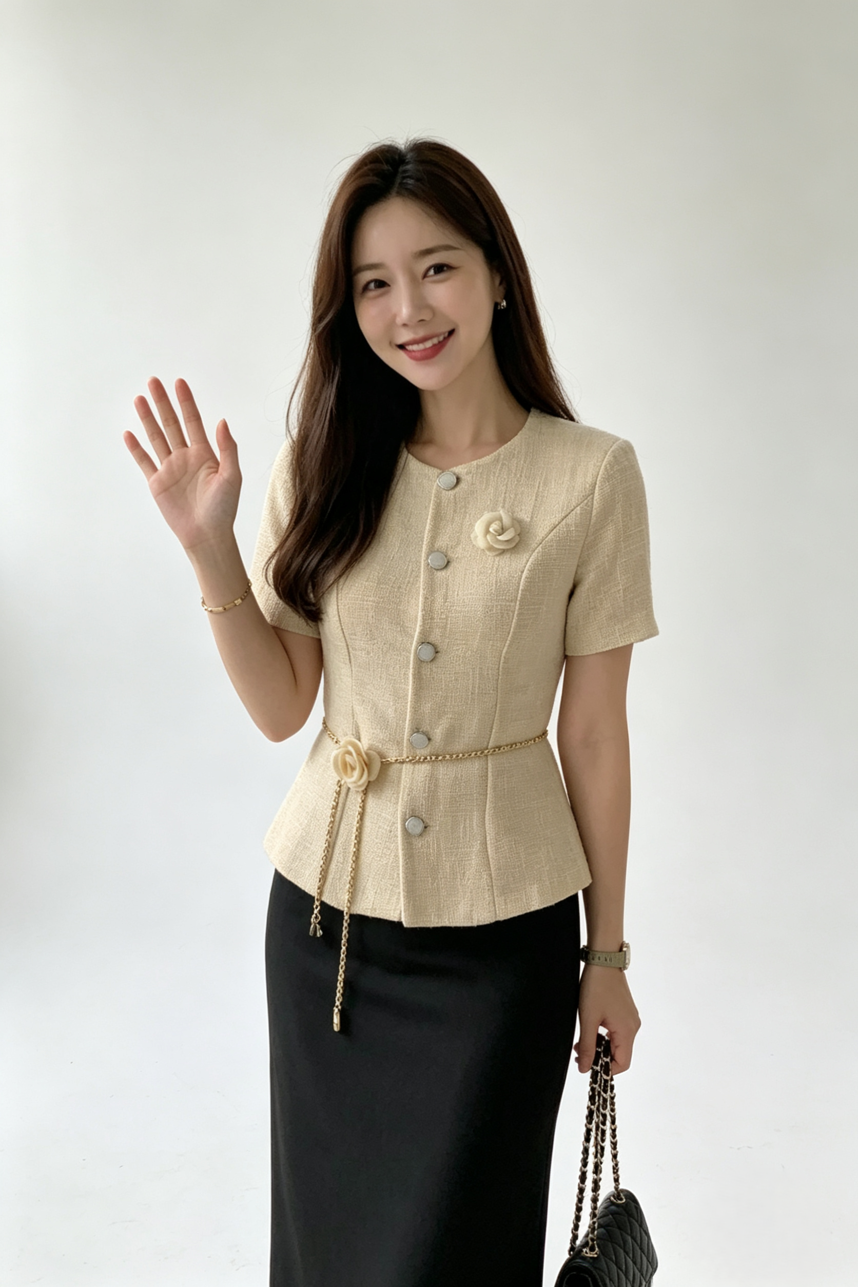 Aurielle Beth Tweed Blazer
