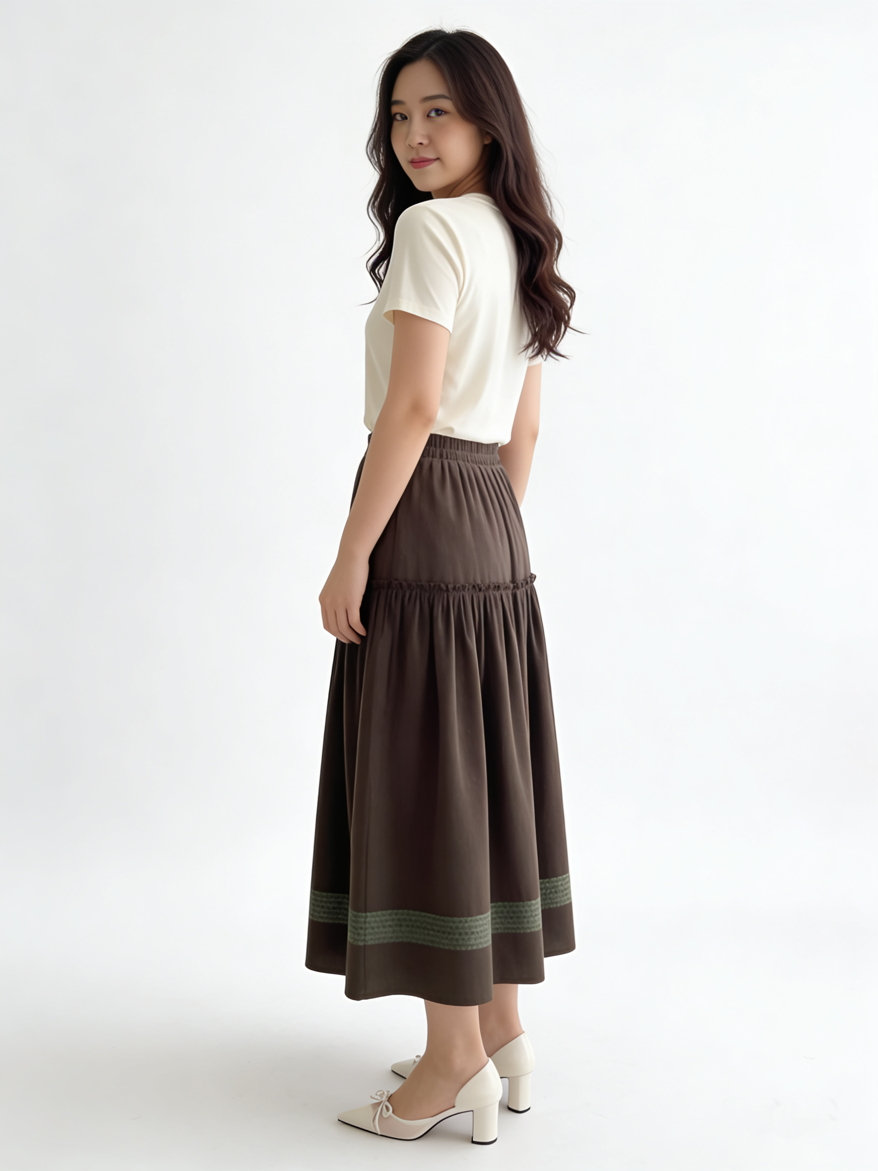 Aurielle Kayoung Velvet Skirt
