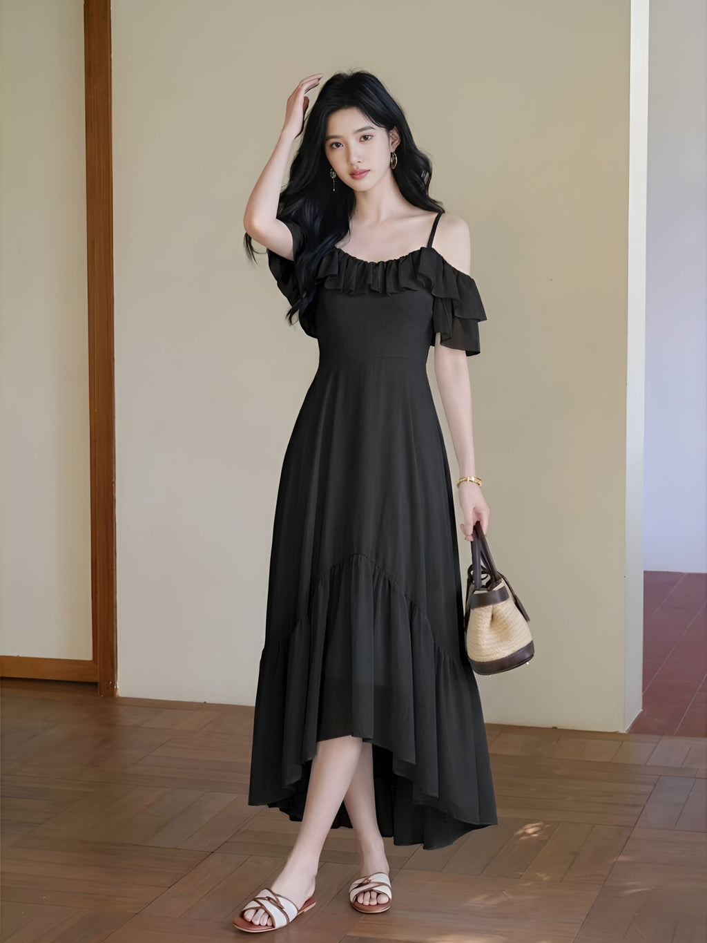 Aurielle Millen Ruffle Dress