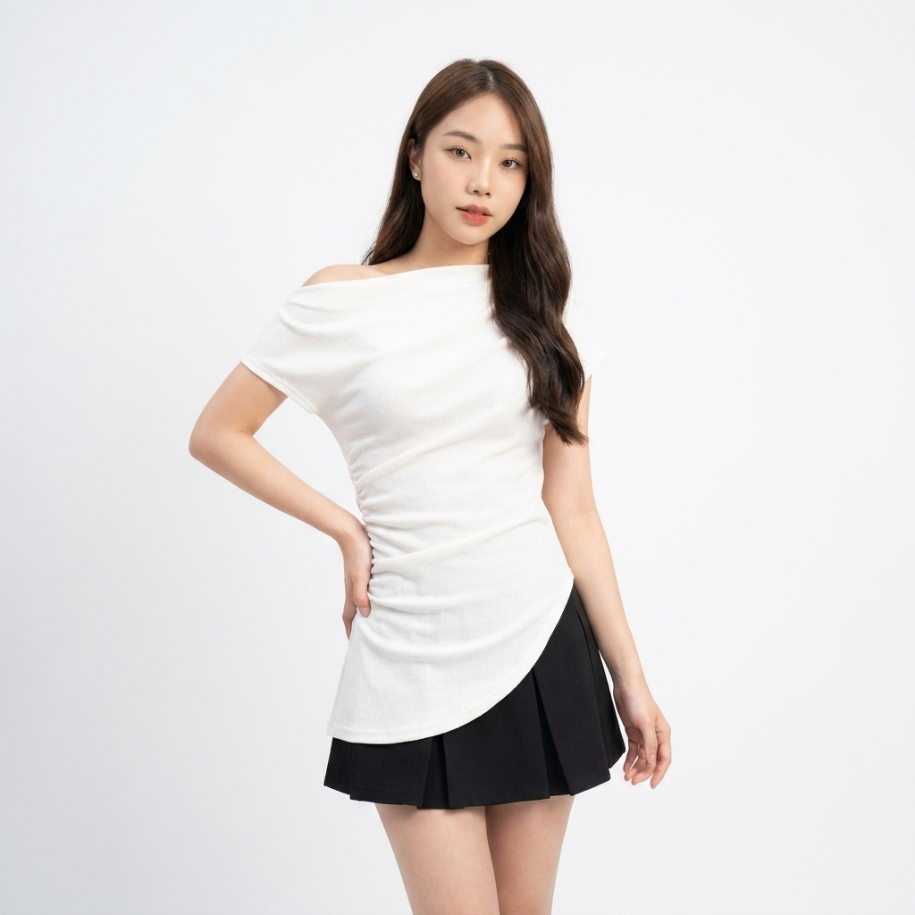 Aurielle Minzy One Shoulder Top