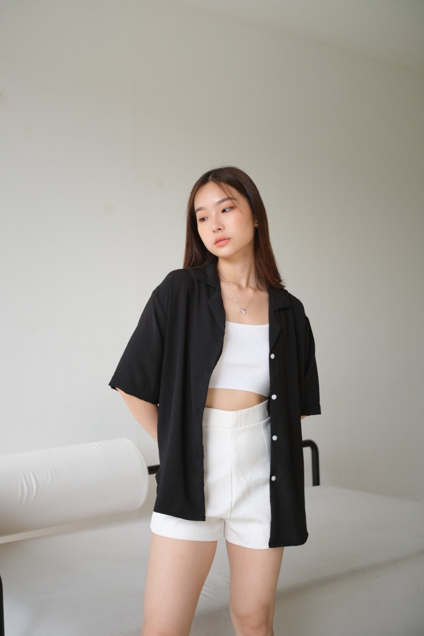 Aurielle Havana Oversized Shirt