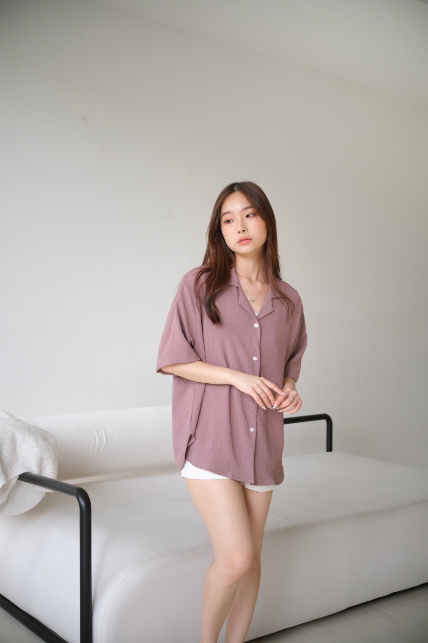Aurielle Havana Oversized Shirt
