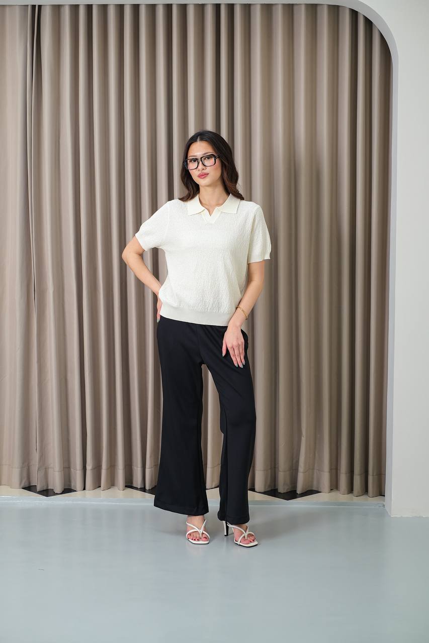 Aurielle Santal Knit Polo