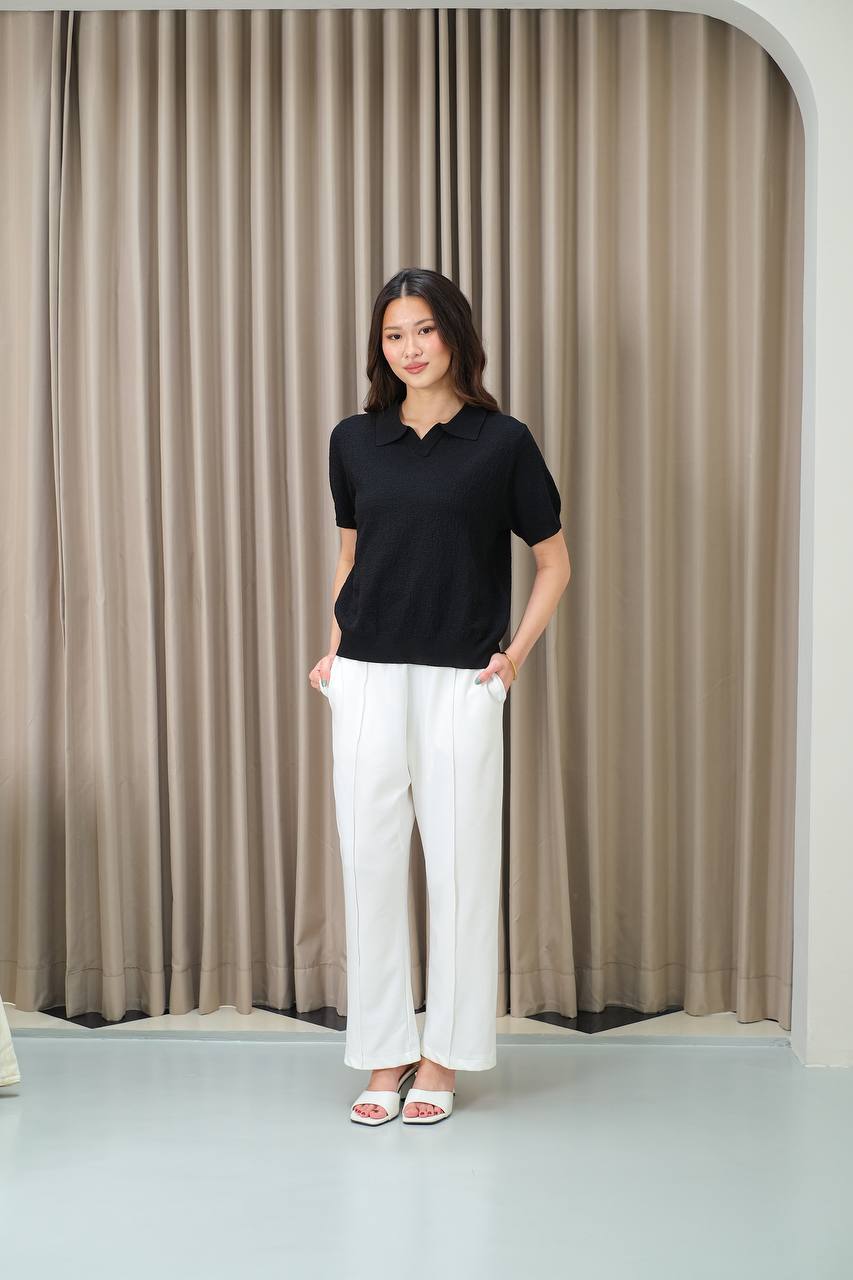 Aurielle Santal Knit Polo