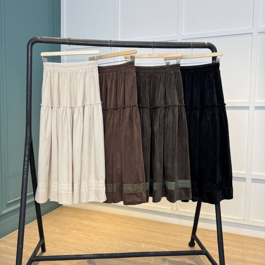 Aurielle Kayoung Velvet Skirt